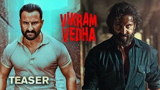 Vikram Vedha Official Trailer | Hrithik Roshan, Saif Ali Khan, Pushkar & Gayatri