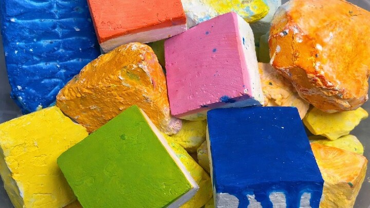 Crunchy Gym Chalk Crush ASMR | Super Satisfying Chalk Therapy