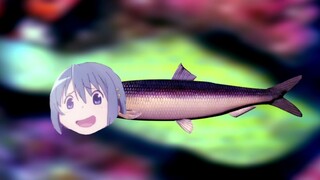 Sayaka, berenang di laut