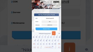 600 GEMS! AMBIL SEKARANG! Goddess of Victory: NIKKE - Redeem Code