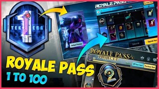 ROYALE PASS SEASON 20, HÌNH ẢNH QUÀ RP LEVEL 1 - 100 | QUÀ RANK FREE || PUBG MOBILE