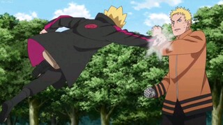 KARMA BORUTO VS NARUTO | FULL FIGHTING SCENE | BORUTO 196