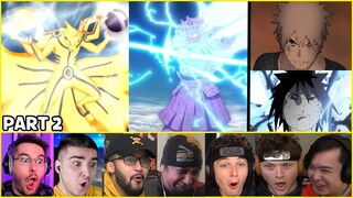 Naruto vs Sasuke Final Battle (Part 2/2) REACTION MASHUP | Naruto Shippuden Ep 477