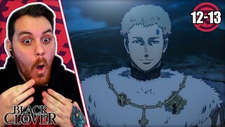 The Wizard King Saw! || BLACK CLOVER Episode 12 and 13 REACTION + REVIEW