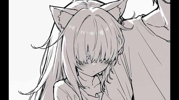 Menemukan seorang catgirl di tepi jalan?