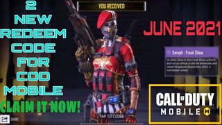 *June 2021* Call Of Duty Mobile New Redeem Code | Cod Mobile Redeem Code Garena