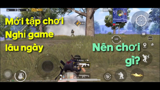 PUBG Mobile _ MỚI TẬP CHƠI, NGHỈ GAME LÂU NGÀY NÊN CHƠI GÌ_ _ Phần 2 của đập hộp Iphone 12