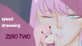 ∆Zerotwo darling in the franxx∆ [speed drawwing]