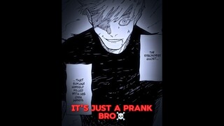 It Was Just a Prank ☠️ - Gojo Satoru is  Back [ Jujutsu Kaisen Manga Chapter 260 ]