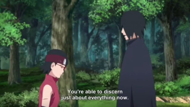 dikasih ilmu sama ayah Sasuke 😍