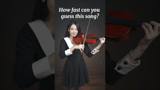 Guess an Anime song! #violin #anime