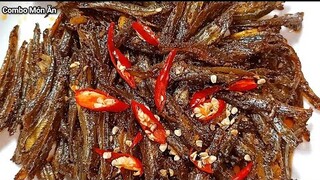 Cách làm món cá cơm khô rim nước mắm giòn ,ngon hấp dẫn - Combo Món Ăn