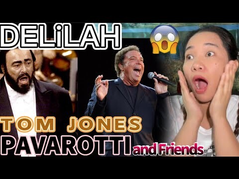 jusst WOW!! TOM JONES - Delilah (Pavarotti & Friends 2001) REACTION