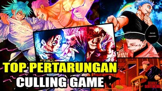 DAFTAR 19 PERTARUNGAN TERBAIK DI CULLING GAME JUJUTSU KAISEN !!!