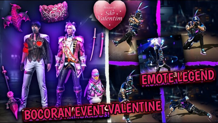 Info Kulgar💗BOCORAN EVENT VALENTINE FF,BONUS TOP UP EMOTE FF