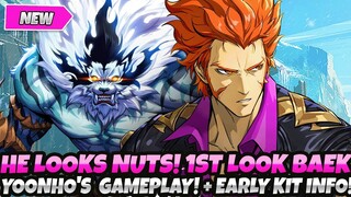 *IT'S FINALLY HERE!* FIRST LOOK AT BAEK YOONHO! GAMEPLAY! EARLY KIT INFO & MORE (Solo Leveling Arise