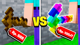Pickaxe MURAH VS Pickaxe MAHAL Di Minecraft!!
