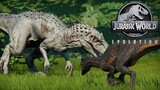 Indominus Rex FIGHTS The Indoraptor || Jurassic World Evolution