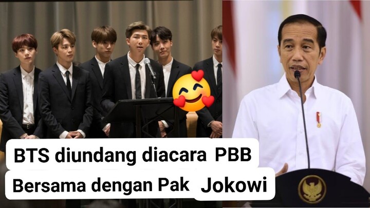 BTS Akan Berpidato diacara PBB, bersama dengan Pak Jokowi