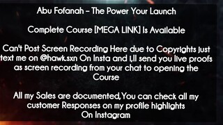 Abu Fofanah course  - The Power Your Launch download