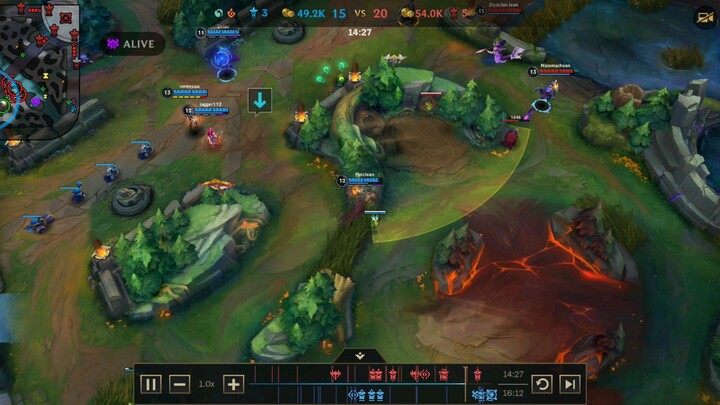 DEVICE BLACK SHARK 4 12/256 GAMEPLAY WILD RIFT RANK MODE