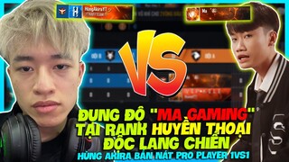 FREE FIRE | BẤT NGỜ ĐỤNG ĐỘ "MA GAMING" RANK ĐỘC LANG CHIẾN, CƠN BÃO AKIRA BẮN NÁT PRO PLAYER 1VS1