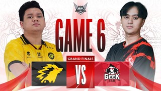 ONIC VS GEEK FAM | GRAND FINAL - GAME 6 #MPLIDS12