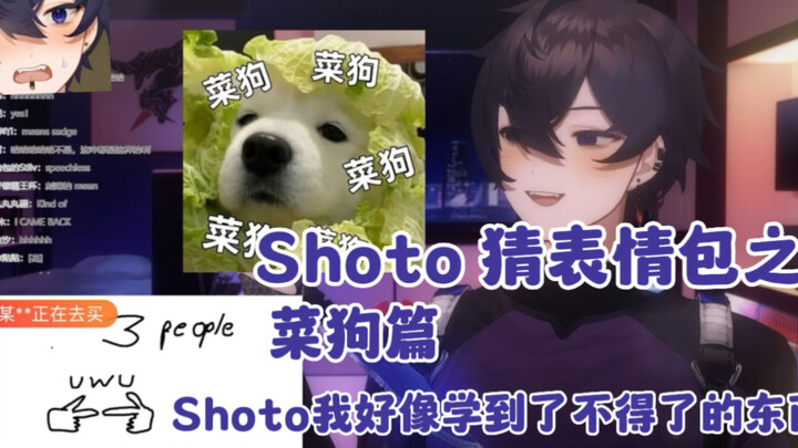 速切/熟 Shoto猜表情包之菜狗篇