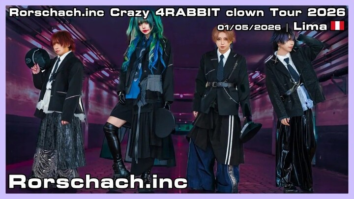 Rorschach.inc - Rorschach.inc Crazy 4RABBIT clown Tour 2026 - 01/05/2026
