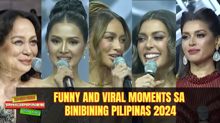 Funny and Viral Moments Sa Binibining Pilipinas 2024