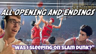 A JoJo fan reacts to all Slam Dunk openings and endings