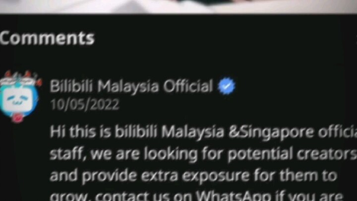 BILIBILI MALAYSIA AND SINGAPORE,