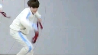 Jay in the 1.5x speed practice room for "OVER ME"…