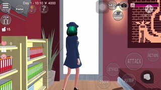รีวิวบ้านสวยๆของคุณตำรวจ #SakuraSchoolSimulator