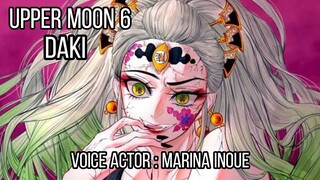 Demon Slayer Upper Moons Voice Actor Suposion