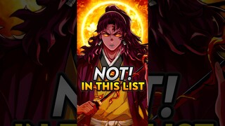 Top 5 Strongest Demon Slayers #shorts #demonslayer