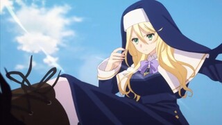 "Although the pure nun is immoral, her leg skills are still so good, she is elegant and beautiful!"
