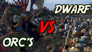 5000 ORC'S VS 5000 DWARF DERECK HILL BATTLE