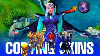 HOW TO GET FREE SKINS BY USING NEW HERO VALENTINA | COPYING SKINS WITH VALENTINA