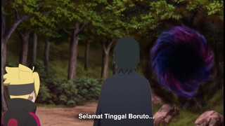 Sasuke pergi mencari Code ke dimensi lain dengan mata rennigan yang baru sembuh, Boruto Episode 276