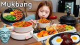🍱꼬막'솥밥'정식+안동소주🍶 경상도식 소고기국에 함박스테끼🧆 갓벽한 한식솥밥😋 KOREAN HOME MEAL MUKBANG ASMR EATINGSHOW REALSOUND 요리 먹방