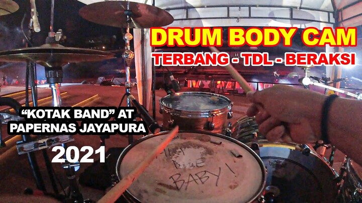 NONTON INI SERASA MAIN DRUM BENERAN DI PANGGUNG BESAR (DRUM BODY CAM) / KOTAK CHECKSOUND DI JAYAPURA