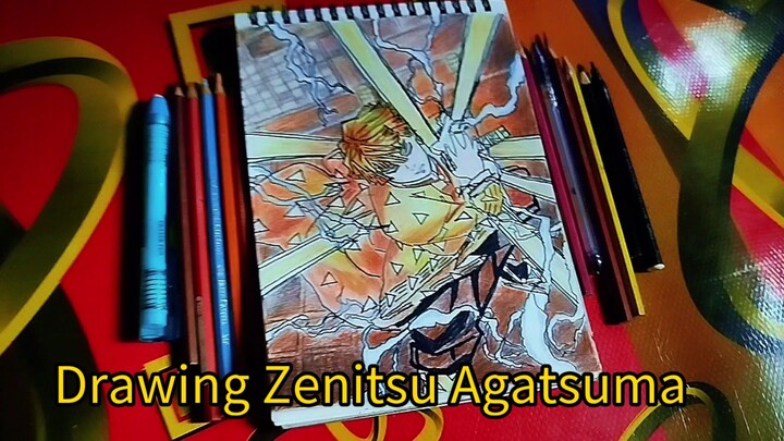 Drawing Zenitsu Agatsuma Demon Slayer