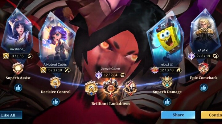 Target Lock Zilong |  JemzInGame Dyroth Plays (35) | Mobile Legends