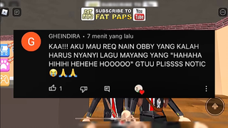 ROBLOX Main Obby yang kalah nyanyi lagu mayang #Part1