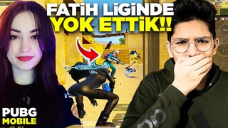 SÜMEYYE İLE FATİH LİGİNDE YOK ETTİK! 68 KİLL ! - PUBG MOBİLE