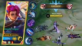 SAVAGE!! LESLEY BLUE BUILD (TRY THIS) UNLI CRITICAL DAMAGE - TOP GLOBAL LESLEY - MLBB