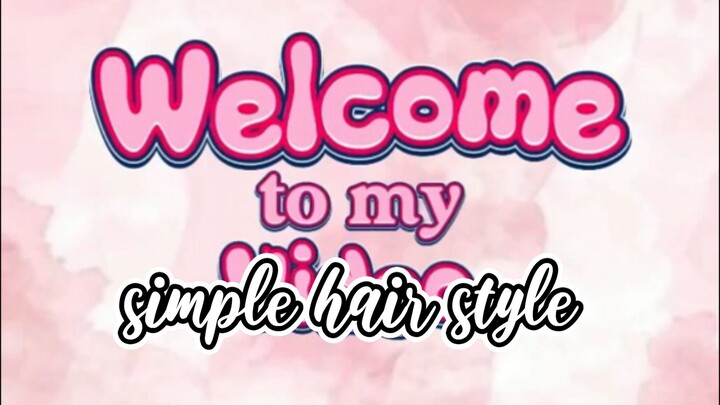 simple hair style