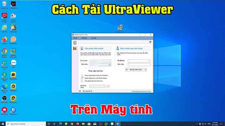 Hướng dẫn cách tải cài đặt phần mềm UltraViewer trên máy tính – phần mềm điều khiến máy tính từ xa