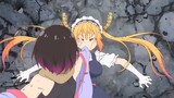 Elma VS Tohru Full Uncut fight | Insane battle between dragons | Dragon maid S Episode 9 HD